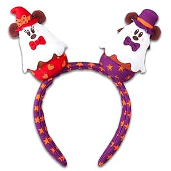 【ペア】ディズニー　ハロウィーン　ミッキー&ミニー　おばけ　カチューシャ　セット Disney - ディズニー ハロウィン カチューシャ おばけ ミッキー